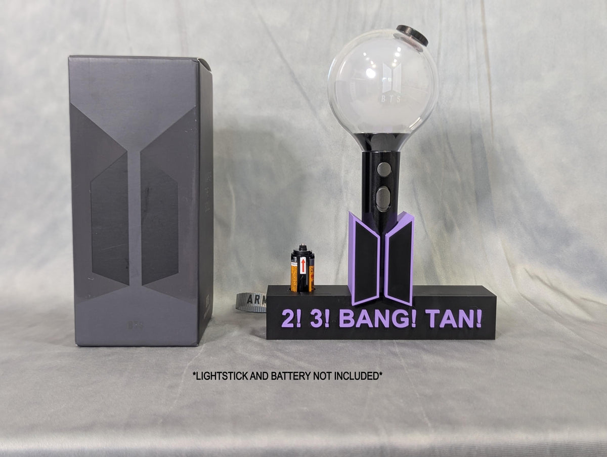 ARMY Lightstick Stand with Battery and Photocard Holder