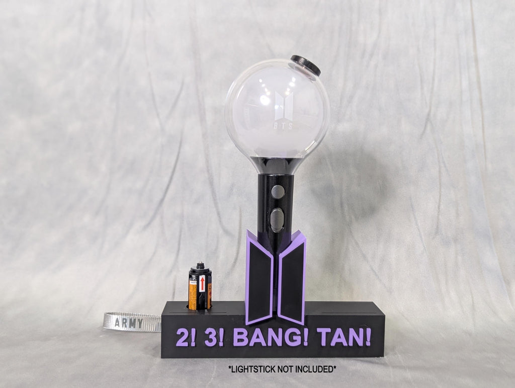 ARMY Lightstick Stand with Battery and Photocard Holder
