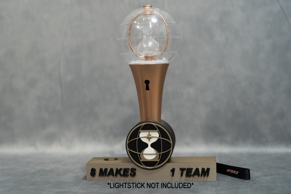 ATINY Light Stick Stand: Kpop Merch Organizer with Photo Card Holder