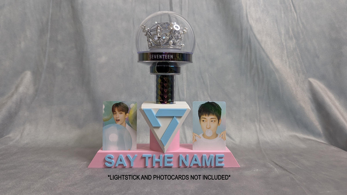 Caratbong V3 Lightstick Stand: Kpop Photo Card & Battery Holder