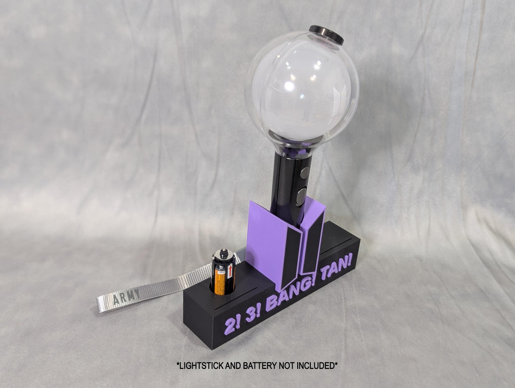 ARMY Lightstick Stand with Battery and Photocard Holder