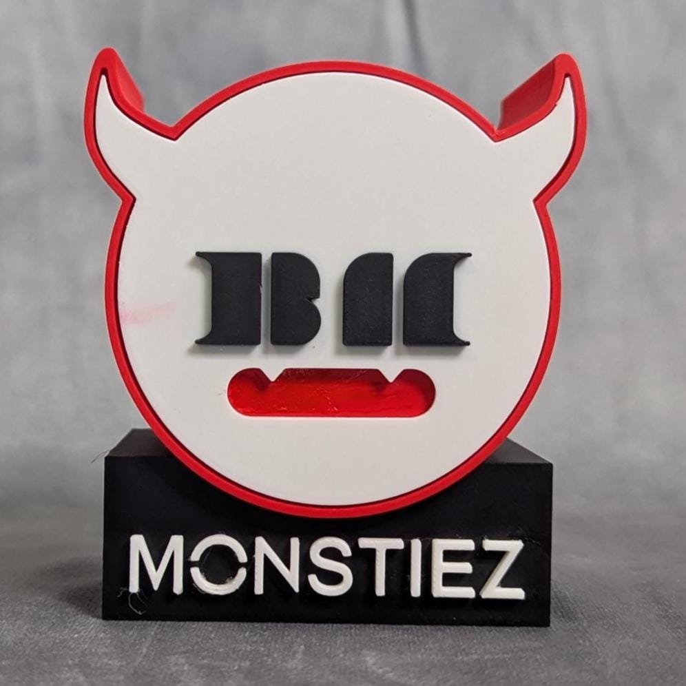 BabyMonster Lightstick Stand: Kpop Merch Display - "MONSTIEZ"