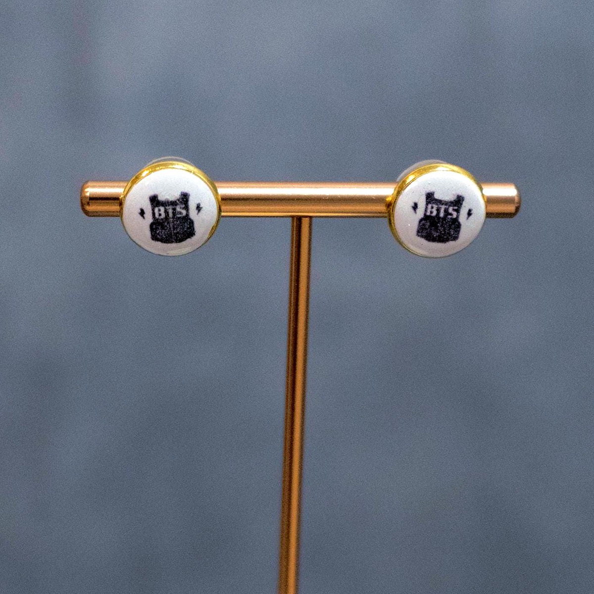 ARMY Polymer Clay Studs Earrings —Handmade