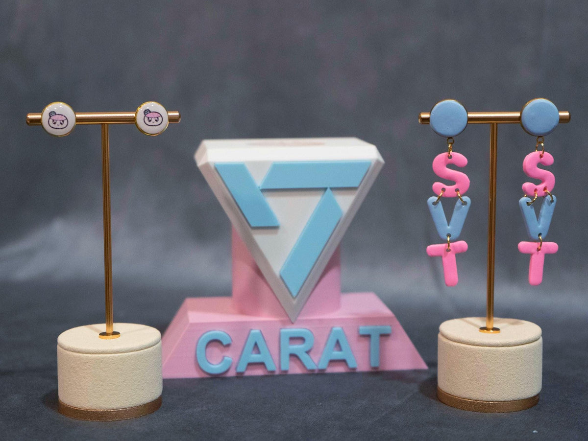 Seventeen Polymer Clay Dangle Earrings —Handmade
