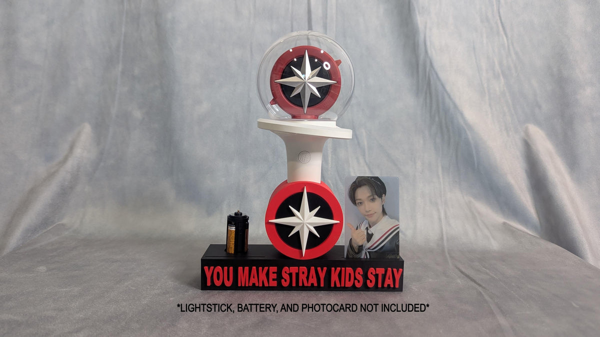 Stray Kids Lightstick Stand V2: Photo Card & Battery Holder